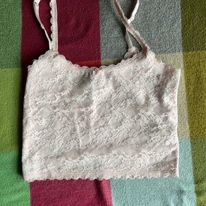 Lace Cropped Tank Top